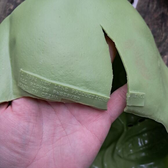 Vintage Official 1994 New Line productions Jim Carrey The Mask  Halloween Mask - Picture 10 of 13